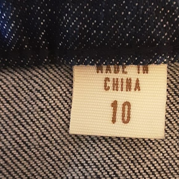 🌞 Coldwater Creek Cropped Jeans with Polka-dot Cuff Size 10 - Picture 14 of 16